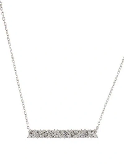 Pre-owned Necklace 14k Diamond Pendant , 18" In Multi