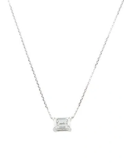 Pre-owned Necklace 14k Diamond Pendant , 18" In Multi