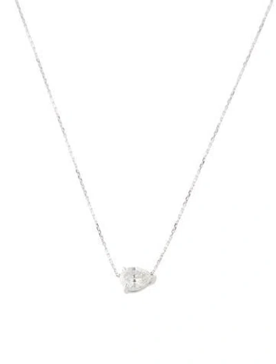 Pre-owned Necklace 14k Diamond Pendant , 18" In Multi