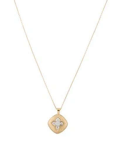 Pre-owned Necklace 14k Diamond Pendant , 18" In Multi