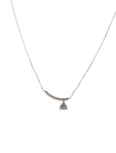Pre-owned Necklace 14k Diamond Pendant , 18" In Multi