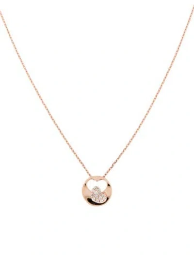 Pre-owned Necklace 14k Diamond Pendant , 18" In Multi