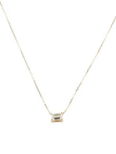 Pre-owned Necklace 14k Diamond Pendant , 18" In Multi