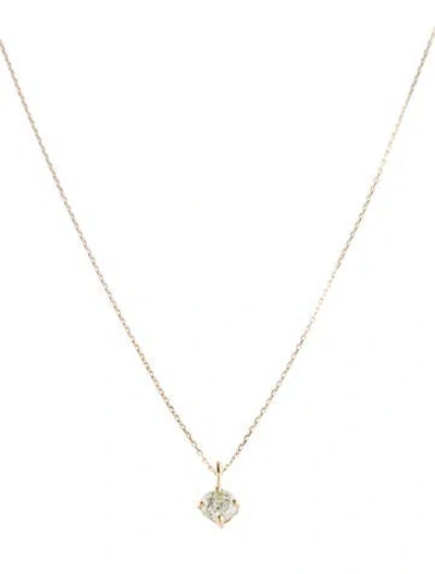Pre-owned Necklace 14k Diamond Pendant , 18" In Multi