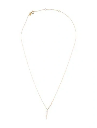 Pre-owned Necklace 14k Diamond Pendant , 18" In Multi