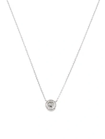 Pre-owned Necklace 14k Diamond Pendant , 18" In Multi