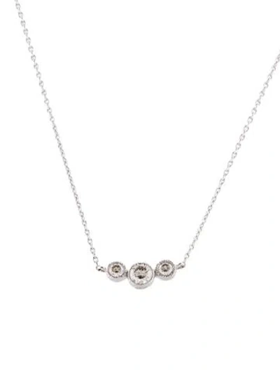 Pre-owned Necklace 14k Diamond Pendant , 18" In Multi