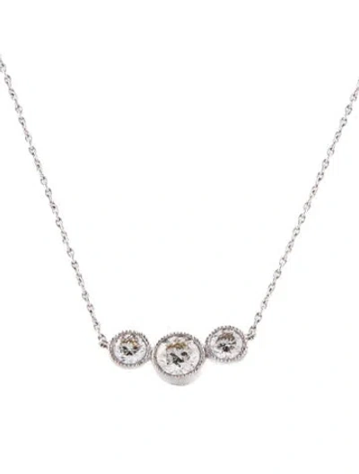 Pre-owned Necklace 14k Diamond Pendant , 18" In Multi