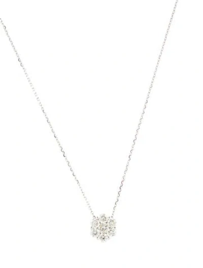 Pre-owned Necklace 14k Diamond Pendant , 18" In Multi