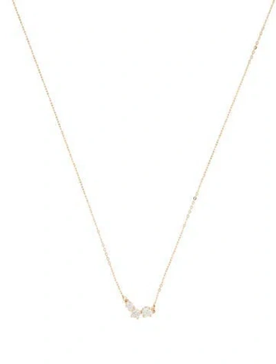 Pre-owned Necklace 14k Diamond Pendant , 18" In Multi