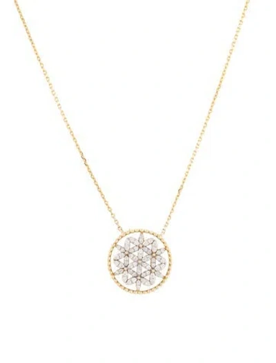 Pre-owned Necklace 14k Diamond Pendant , 18" In Multi