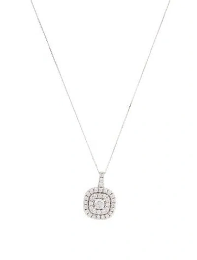 Pre-owned Necklace 14k Diamond Pendant , 18" In Multi
