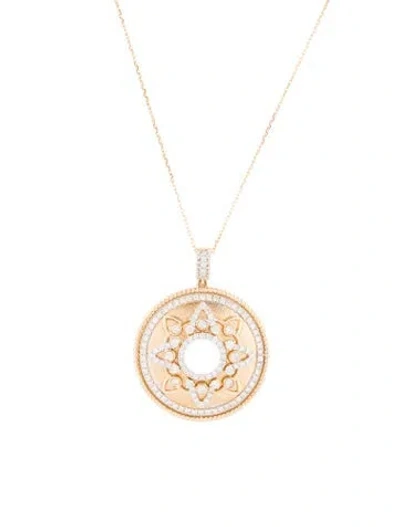 Pre-owned Necklace 14k Diamond Pendant , 18" In Multi