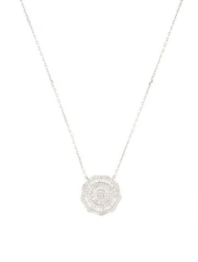Pre-owned Necklace 14k Diamond Pendant , 18" In Multi