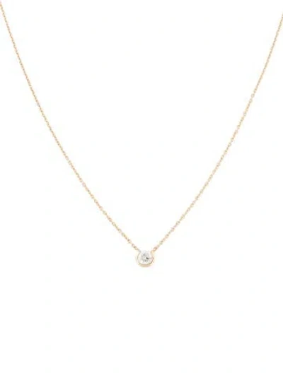 Pre-owned Necklace 14k Diamond Pendant , 18" In Multi