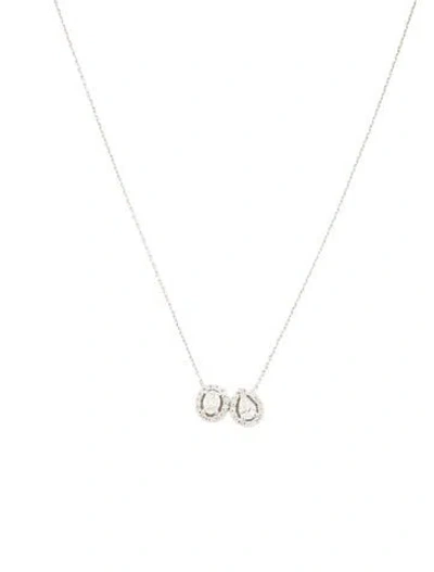 Pre-owned Necklace 14k Diamond Pendant , 18.25" In Multi