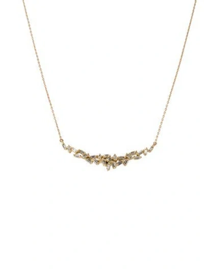Pre-owned Necklace 14k Diamond Pendant , 19.25", 19.25" In Multi