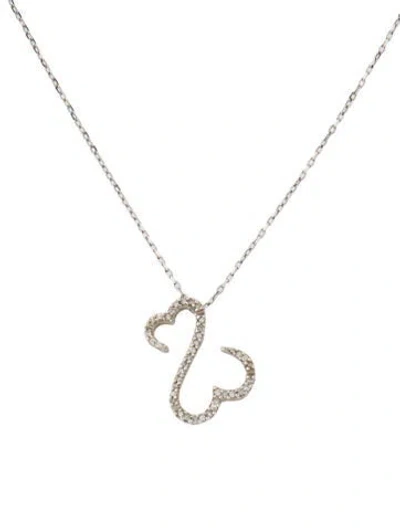 Pre-owned Necklace 14k Diamond Pendant , 20" In Multi