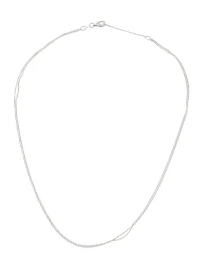 Pre-owned Necklace 14k Double Chain , 16" In Multi