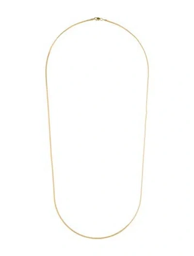 Pre-owned Necklace 14k Franco Chain , 24" In Multi