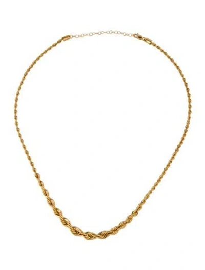 Pre-owned Necklace 14k Graduated Chain , 18" In Multi