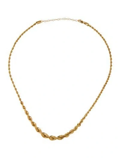 Pre-owned Necklace 14k Graduated Chain , 18" In Multi