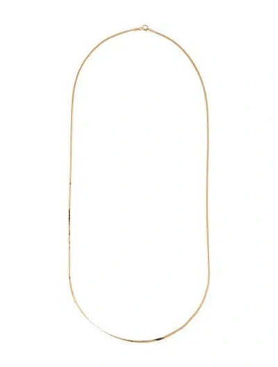 Pre-owned Necklace 14k Herringbone Chain , 23" In Multi