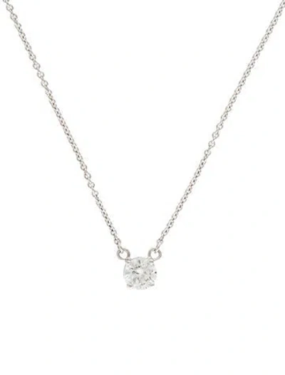 Pre-owned Necklace 14k Lab-grown Diamond Pendant , 16" In Multi