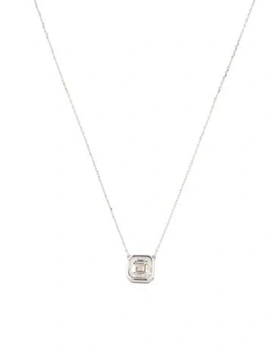 Pre-owned Necklace 14k Lab-grown Diamond Pendant , 18" In Multi