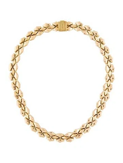 Pre-owned Necklace 14k Link , 17" In Multi
