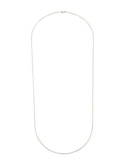 Pre-owned Necklace 14k Long Chain , 29" In Multi