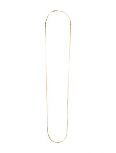 Pre-owned Necklace 14k Long Snake Chain , 30" In Multi