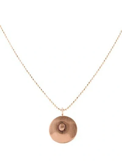 Pre-owned Necklace 14k 'o' Initial Pendant , 16" In Multi