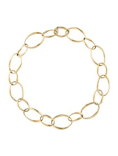 Pre-owned Necklace 14k Oval Link Chain , 17" In Multi