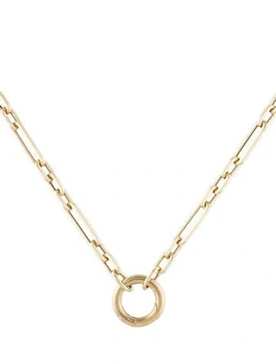Pre-owned Necklace 14k Paperclip Chain , 18.5" In Multi