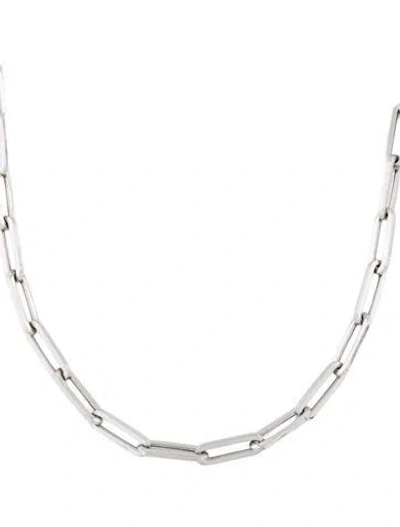 Pre-owned Necklace 14k Paperclip Link Chain , 20" In Multi