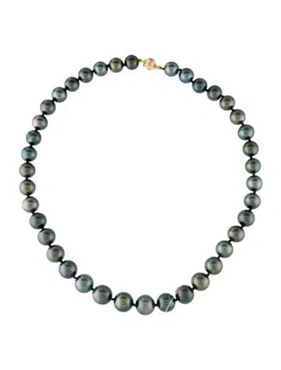 Pre-owned Necklace 14k Pearl Bead Strand , 18" In Multi