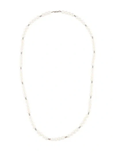 Pre-owned Necklace 14k Pearl Bead Strand , 20" In Multi