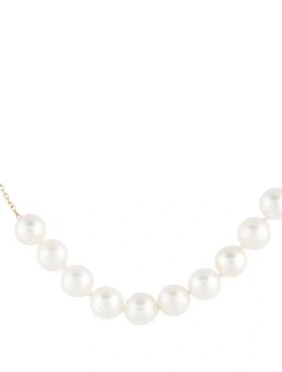 Pre-owned Necklace 14k Pearl Pendant , 18" In Multi