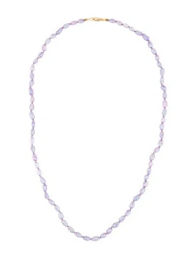 Pre-owned Necklace 14k Pearl Strand , 18" In Multi