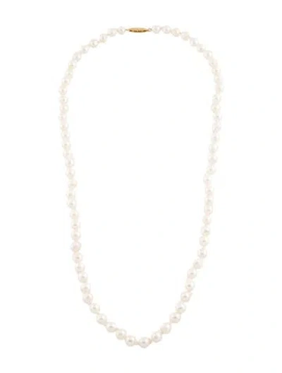 Pre-owned Necklace 14k Pendant Bead Strand , 23.5" In Multi