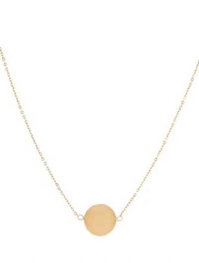 Pre-owned Necklace 14k Pendant , 18" In Multi