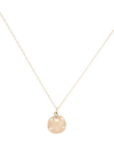 Pre-owned Necklace 14k Pendant , 18.5" In Multi
