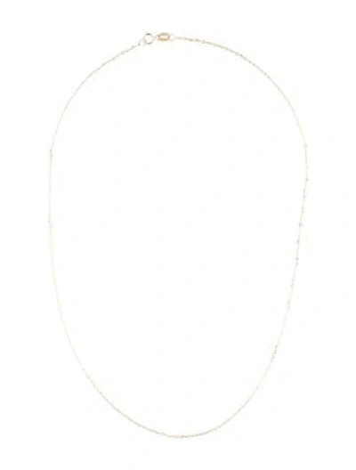 Pre-owned Necklace 14k Rolo Chain , 16.5" In Multi
