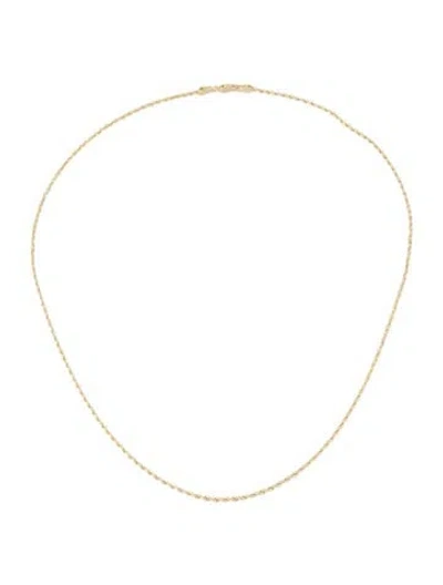 Pre-owned Necklace 14k Rope Chain , 18" In Multi