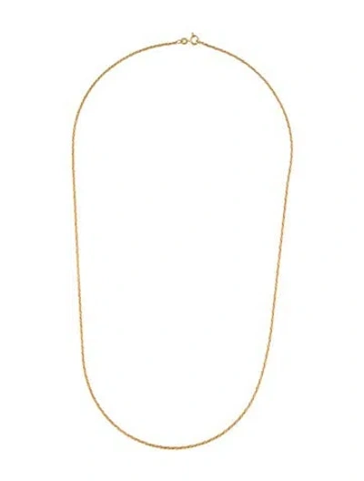 Pre-owned Necklace 14k Rope Chain , 23.75" In Multi