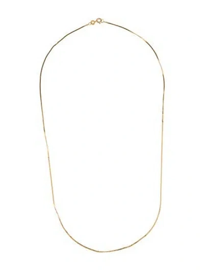Pre-owned Necklace 14k Serpentine Chain , 23.5" In Multi