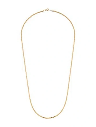 Pre-owned Necklace 14k Serpentine Chain , 30.5" In Multi