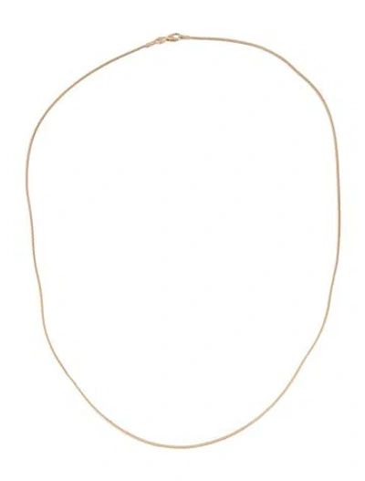 Pre-owned Necklace 14k Snake Chain Link , 24" In Multi