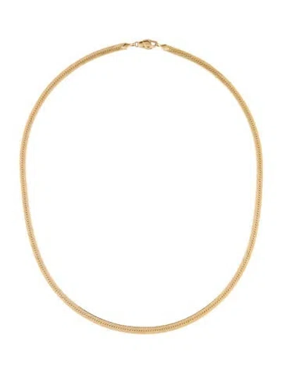 Pre-owned Necklace 14k Snake Chain , 18" In Multi
